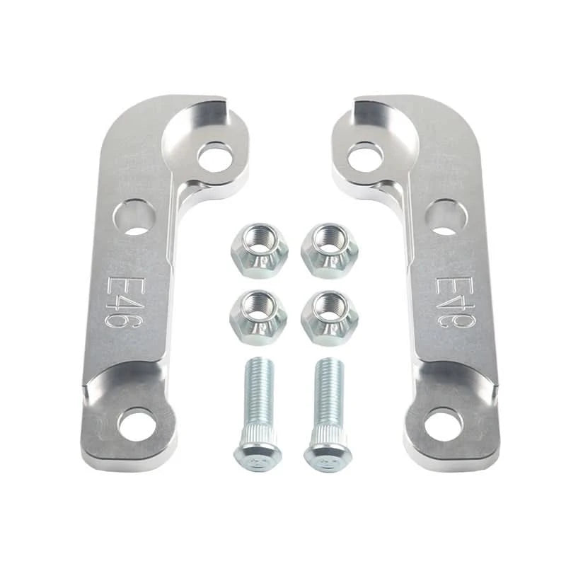 Drift Steering Angle Adapter Kit for BMW E46 (Non-M3) – CNC Aluminum 25% Increased Turn Angle Tuning Upgrade