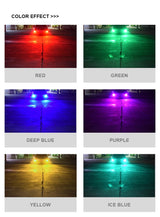 RGB LED Headlight Bulb Kit with App Control – Multi-Fit H1 H4 H7 H11 9005 9006 D2S D3S (Pair)