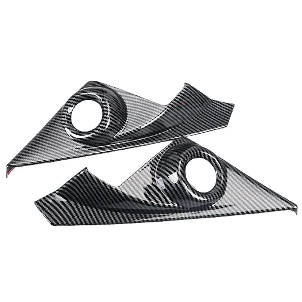 Carbon Fiber Grain A-Pillar Speaker Cover Trim for Honda Civic Sedan (2016–2019) | Front Door Interior Upgrade – 2PC Set