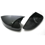Carbon Fiber Pattern or Gloss Black Rearview Mirror Covers for Audi A3 / S3 / RS3 8V (2013–2019)