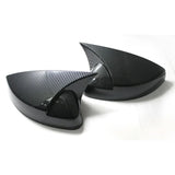 Carbon Fiber Pattern or Gloss Black Rearview Mirror Covers for Audi A3 / S3 / RS3 8V (2013–2019)