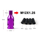 Universal Manual Gear Shift Knob Adapter – Aluminum M10x1.5 & M12x1.25 Thread Conversion Kit