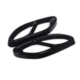 Gloss Black Stainless Steel Exhaust Tip Covers – Mercedes C / E / A / B / GLC Class