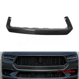 Real Carbon Fiber Front Bumper Upper Trim Covers for 2024+ Ford Mustang EcoBoost