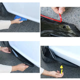 Universal Rear Bumper Side Splitters – 48cm ABS Corner Aero Trim (Pair)