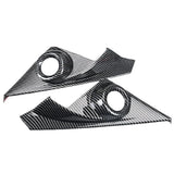 Carbon Fiber Grain A-Pillar Speaker Cover Trim for Honda Civic Sedan (2016–2019) | Front Door Interior Upgrade – 2PC Set