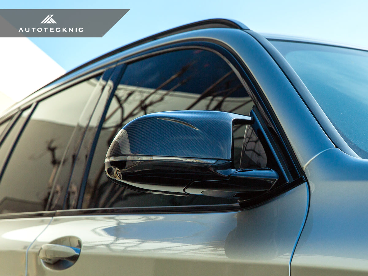 AutoTecknic Replacement Dry Carbon Mirror Covers - G01 X3 M40i LCI | G02 X4 M40i LCI