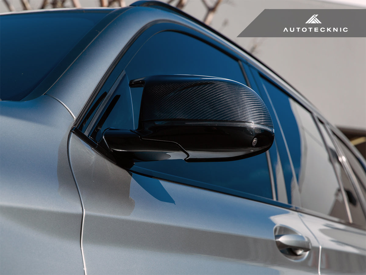 AutoTecknic Replacement Dry Carbon Mirror Covers - G01 X3 M40i LCI | G02 X4 M40i LCI