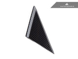 AutoTecknic Version III Dry Carbon Side Mirror Wind Deflector Set - A90 Supra 2020-Up