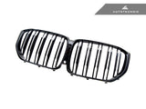AutoTecknic Dual-Slats Gloss Black Front Grille - G05 X5 Pre-LCI
