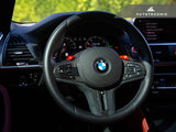AutoTecknic Carbon Alcantara Steering Wheel Trim - G20 3-Series