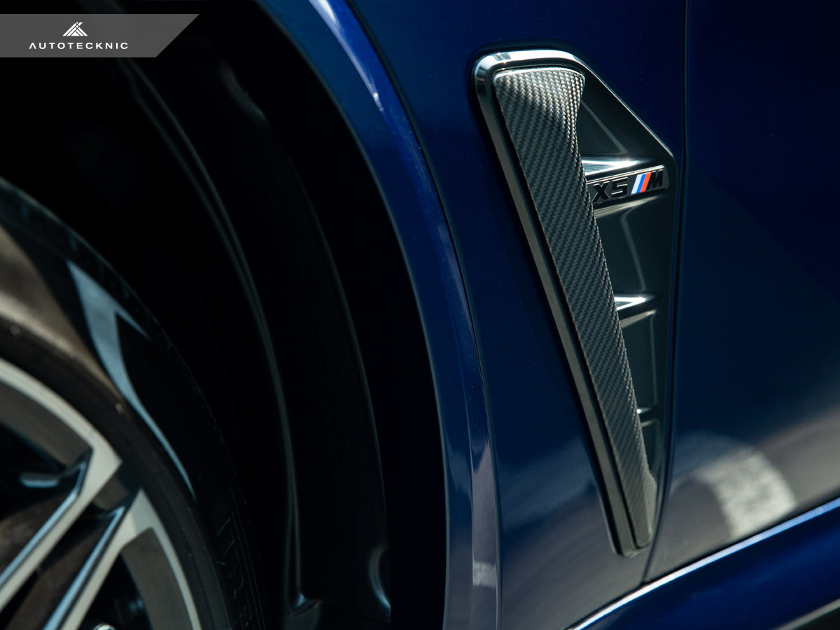 AutoTecknic Dry Carbon Fiber Side Vent Set - F95 X5M Pre-LCI