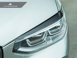 AutoTecknic Carbon Fiber Headlight Trim Set - BMW F97 X3M / F98 X4M