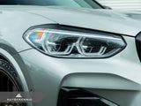 AutoTecknic Carbon Fiber Headlight Trim Set - G01 X3 | G02 X4