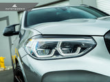 AutoTecknic Carbon Fiber Headlight Trim Set - BMW F97 X3M / F98 X4M