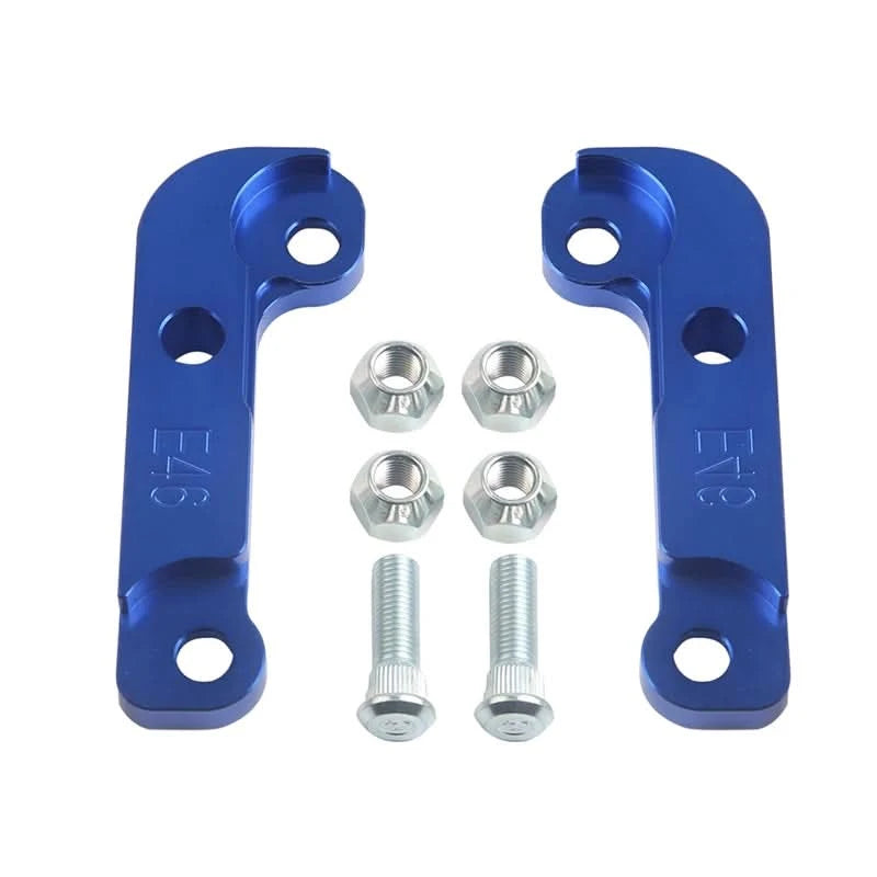 Drift Steering Angle Adapter Kit for BMW E46 (Non-M3) – CNC Aluminum 25% Increased Turn Angle Tuning Upgrade