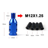 Universal Manual Gear Shift Knob Adapter – Aluminum M10x1.5 & M12x1.25 Thread Conversion Kit