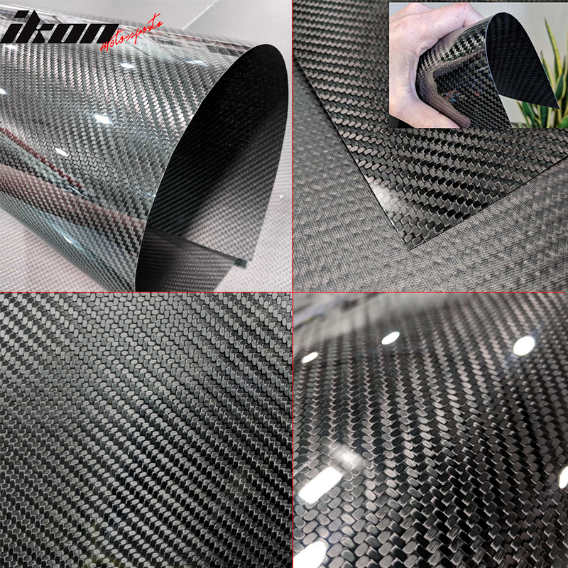 Universal CF (CF) Sheet Plate Panel 3K Plain Weave (9.7 X 24in)