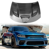 2015-2023 Dodge Charger SRT Style Car Hood Scoop Vent Black Aluminum