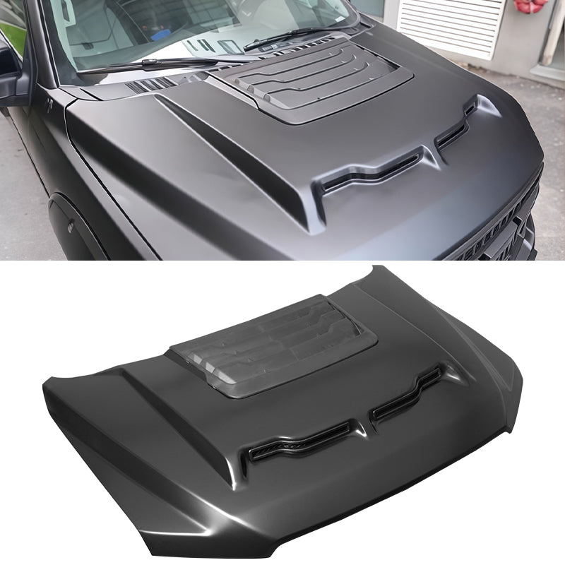 2015-2020 Ford F-150 Hood Cover Shelby Baja Style Engine Bonnet Panel
