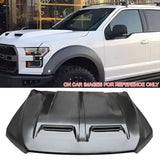 2015-2020 Ford F-150 Hood Cover Raptor Style Engine Bonnet Scoop Panel