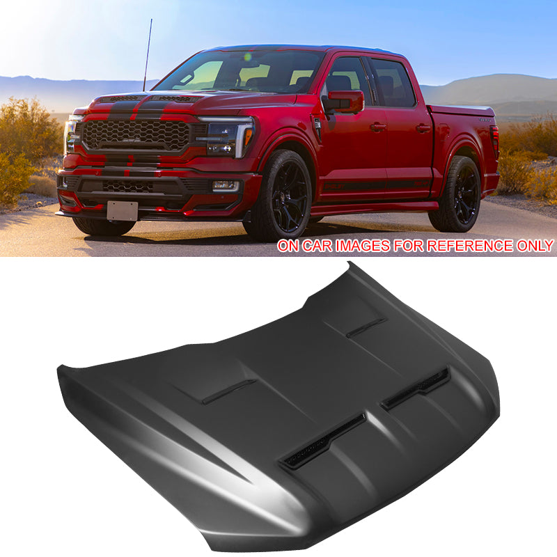 2021-2026 Ford F-150 Hood Cover Shelby Super Snake Style Bonnet Panel