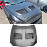 Front Hood for Ford Mustang V6/GT/GT350 2015-2017 GTD Style Black Aluminum