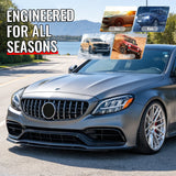 2015–2021 Benz C-Class W205 C63 Style Front Hood Scoop Vent Aluminum