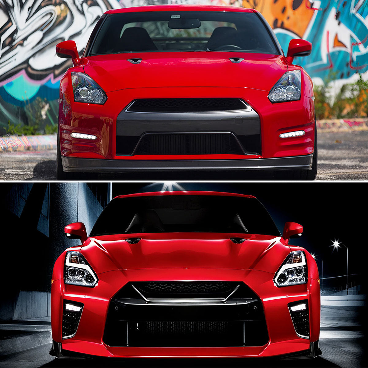 2009-2024 Nissan R35 GTR Hood Facelift Style(17+) Car Hood Replacement