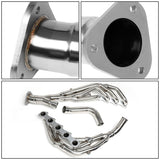 99-04 Ford F-250 SD F-350 SD 6.8L V10 Long Tube Header Stainless Steel