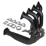 88-00 Honda Civic/Del Sol/CRX Header - Stainless Steel Black