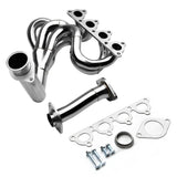 88-00 Honda Civic/Del Sol/CRX Drag Header +20HP Stainless Steel