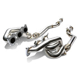 2010-2013 Hyundai Genesis Long Tube Header w/ H-Pipe Stainless Steel
