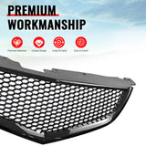 2004-2006 Acura TL Honeycomb Style Front Bumper Upper Grille w/ Frame Carbon Fiber Print ABS