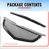 2004-2006 Acura TL Honeycomb Style Front Bumper Upper Grille w/ Frame Carbon Fiber Print ABS