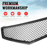2006-2008 Acura TSX Honeycomb Style Front Bumper Upper Grille Replacement Carbon Fiber Print ABS