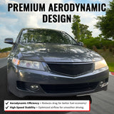 2006-2008 Acura TSX Honeycomb Style Front Bumper Upper Grille Replacement Carbon Fiber Print ABS