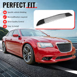 2011-2014 Chrysler 300 SRT8 Front Bumper Lower Grille SRT8 Style Chrome& Gloss Black ABS Mesh Grill Replacement
