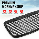 2011-2014 Chrysler 300 SRT8 Style Front Bumper Upper Grille Gloss Black ABS Mesh Grill Replacement
