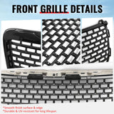 2011-2014 Chrysler 300 SRT8 Style Front Bumper Upper Grille Gloss Black ABS Mesh Grill Replacement