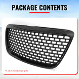 2011-2014 Chrysler 300 SRT8 Style Front Bumper Upper Grille Gloss Black ABS Mesh Grill Replacement