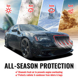 2011-2014 Chrysler 300 SRT8 Style Front Bumper Upper Grille Gloss Black ABS Mesh Grill Replacement