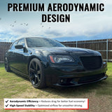 2011-2014 Chrysler 300 SRT8 Style Front Bumper Upper Grille Gloss Black ABS Mesh Grill Replacement