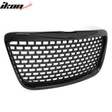 2011-2014 Chrysler 300 SRT8 Gloss Black Front Bumper Upper Lower Grille ABS w/ Halogen Fog Lights