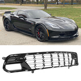 2014-2019 Chevy Corvette Gloss Black C7 Z06 Front Bumper Grille ABS