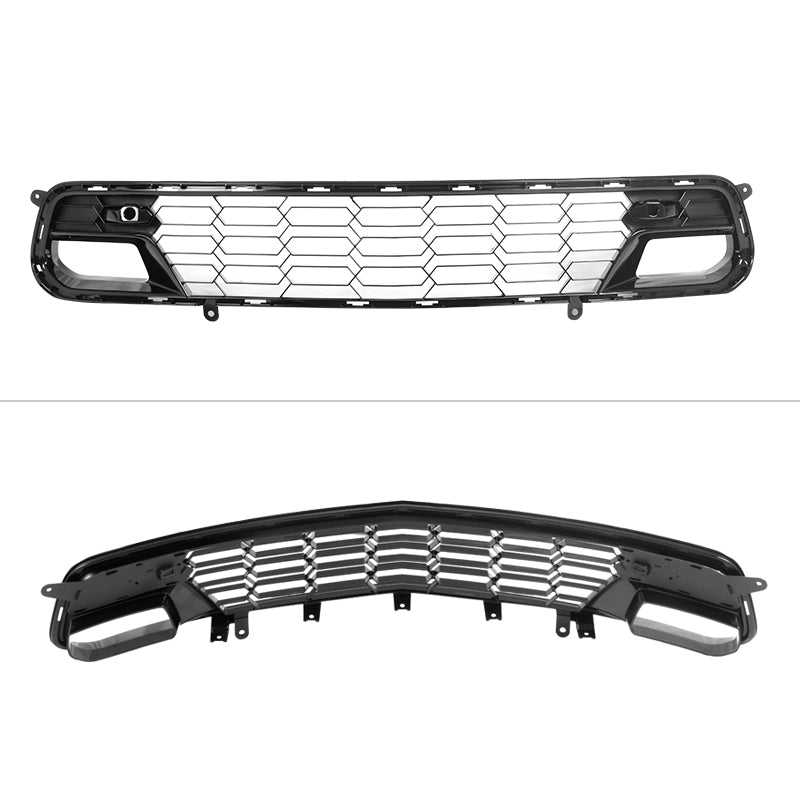 2014-2019 Chevy Corvette Gloss Black C7 Z06 Front Bumper Grille ABS