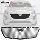 2019-2020 Cadillac CT6 V Style Gloss Black Front Bumper Grille ABS
