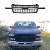 Car Grill for 2005-2007 Chevy Silverado 1500 2500HD 3500 Mesh Style Gr