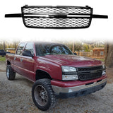 Car Grill for 2005-2007 Chevy Silverado 1500 2500HD 3500 Mesh Style Gr