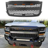 2016-2018 Chevy Silverado 1500 Front Bumper Hood Mesh Grille Grill